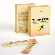 ماسک هیدروژلی ساشه‌ای زردچوبه بسته ۱۲ عددی